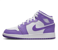 Air Jordan 1 Mid Purple Venom (GS)