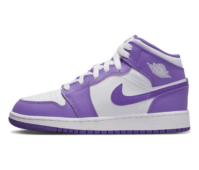 Air Jordan 1 Mid Purple Venom (GS)