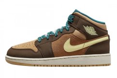 Air Jordan 1 Mid Cacao Wow (GS)