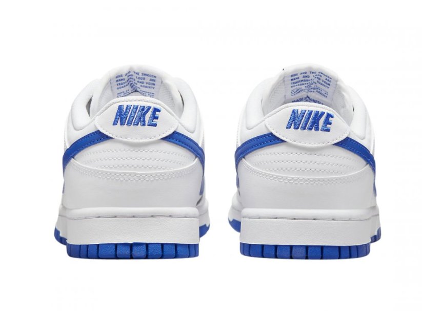 Nike Dunk Low White Hyper Royal