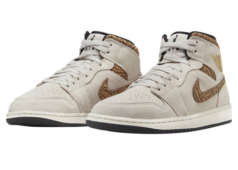 Air Jordan 1 Mid SE Brown Elephant