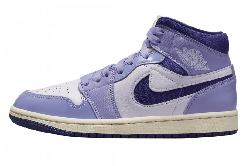 Air Jordan 1 Mid Purple Chenille