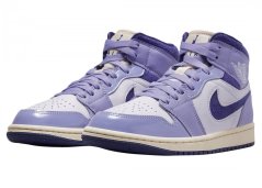 Air Jordan 1 Mid Purple Chenille