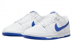 Nike Dunk Low White Hyper Royal